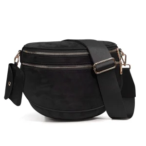 Men’s Polyester Plaid Checkered Messenger Bag Zipper Closure Large Size Single Shoulder Strap Autumn Season