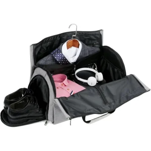 Men’s Portable Foldable Oxford Suit Case Organising Duffel Garment Travel Bag