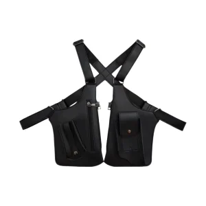 Men’s Retro Strap Underarm Bag Multi Functional Sports Bag Outdoor Sports Phone Bag Portable Chest Bag