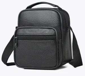 Men’s Satchel Crossbody Bag leather Messenger Purse leather Mens Satchel Bag