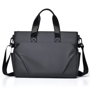 Mens Satchel Laptop Bag Classic Slim Laptop Bag Slim Laptop Case with Shoulder Strap