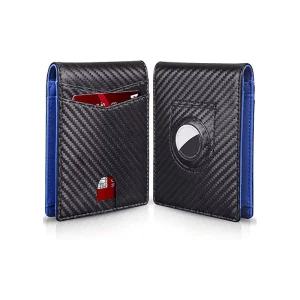 Men’s Short Wallet Microfiber RFID Blocking Anti Theft Feature PU
