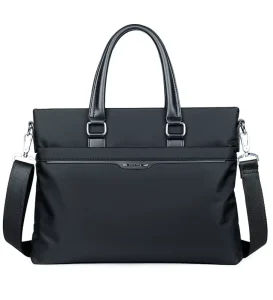 Men’s Shoulder Bag Business Handbags with Removable Strap for Office Daily Use and Multiple Carrying Ways