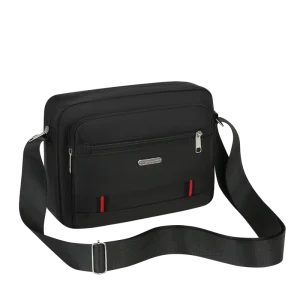 Men’s Shoulder Bag Business Messenger Bag Casual Fashion Large Capacity Waterproof Polyester Briefcase