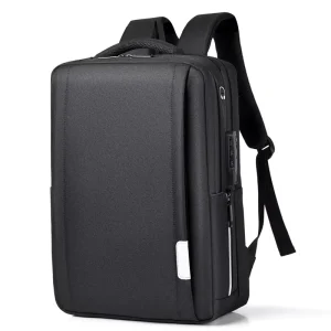 Men’s Shoulder Bag, Business Travel Backpack, Smart USB Waterproof Laptop Backpack