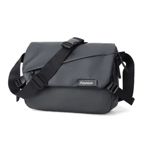 Men’s Shoulder Bag Casual Crossbody Bag Large Capacity Horizontal Waterproof Messenger Bag