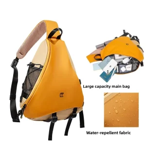 Men’s Shoulder Bag Large-capacity Multi-functional Sports Chest Bag, Crossbody Bag, and Student Bag
