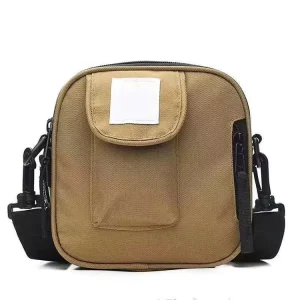 Men’s Shoulder Bags Waterproof Oxford Messenger Crossbody Business Mobile Phone Bag