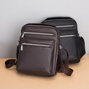Men’s Shoulder Fanny Pack Long Strip Sling Crossbody Bag Men Small Phone Wallet Shoulder Bag Messenger Bags