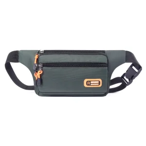 Men’s Shoulder Oxford Crossbody Chest Bag Solid Color Casual Multifunction Waist Phone Sling Bag