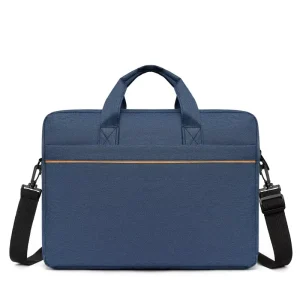 Mens Simple Modern Laptop Messenger 15-16 Inch Crossbody Durable Neoprene Computer Case with Shoulder Strap for Work