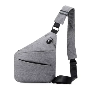 Men’s Single Shoulder Bag Casual Sports Lightweight Chest Bag Outdoor Leisure Crossbody Bag