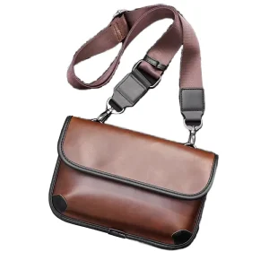 Men’s Single Shoulder Bag, Crossbody Bag, Large Capacity, Casual and Business Style