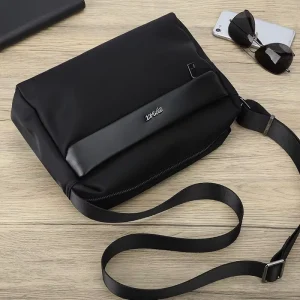 Men’s Single Shoulder Crossbody Sling Messenger Tennis Bag Nylon Athletic Bag Custom Logo