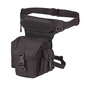 Men’s Sports Tactical Waist Leg Bag Waterproof Outdoor Oxford Cloth Bike Bag Easy Extraction