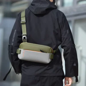 Men’s Sports Waist Bag Waterproof Fanny Pack Running Cycling Phone Bag Adjustable Belt