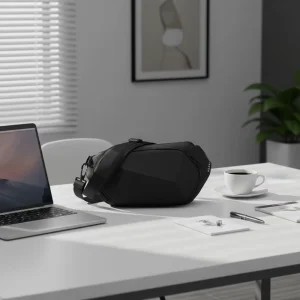 Men’s Student Crossbody Bag Single-Shoulder Chest Bag Shaping Bag Casual Waist Bag Fashion Brand Small Backpack Polyester