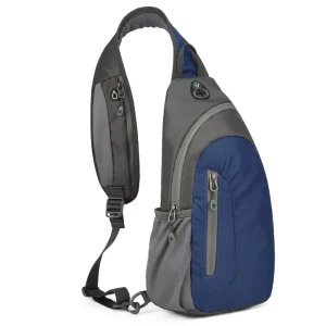Men’s Stylish Simple Waist Bag Outdoor Fanny Pack Large Capacity Fashionable Chest Bag