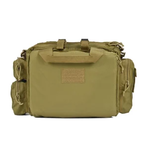 Men’s Tactical 14 Inch Laptop Messenger Bag Zipper Closure Shoulder Handbag with Polyester Lining