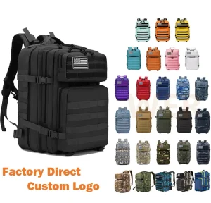 Men’s Tactical Backpack Custom Bag Messenger Outdoor Module Mochila Taticas 45L Hiking Bags Oxford Tactical Backpack