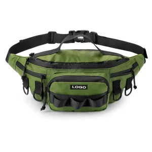 Men’s Tactical Belt Running Waist Bag Waterproof Letter Fishing Camping Hiking Crossbody Bum Bag Fanny Pack Adjustable Strap