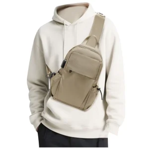 Men’s Tactical Crossbody Backpack Casual Travel Hiking Sport Gym Fanny Pack Small One Strap Chest Bag for Motorcycle Sports