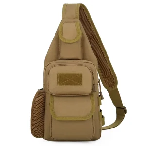 Men’s Tactical Hiking Sling Chest Bag Messenger Bag for Outdoor Adventures