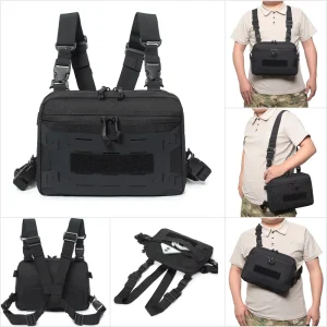 Men’s Tactical Multi functional Waist Bag Outdoor Waterproof Crossbody Chest Pack