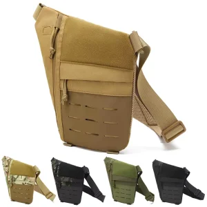 Men’s Tactical Waist Pack Multi functional Outdoor Crossbody Sling Bag Chest Bag Travel Pack