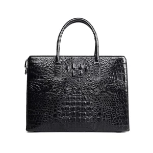 Men’s Tote Bag Handbag Sac a Main Pour Hommes Designer Masculina Genuine Square Crossbody Bag Sac Crocodile Leather Bolsa Para