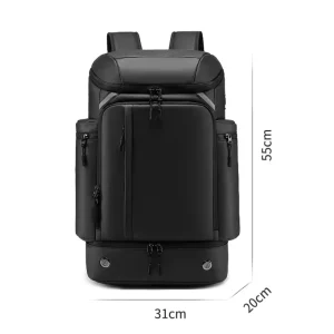 Men’s Travel Backpack Large Capacity Sport Backpack Waterproof Outdoor Backpack With Shoe Bag