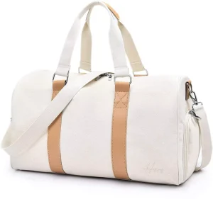 Men’s Travel Cotton Canvas Duffle Bag Sports Duffel Bag