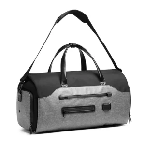 Men’s Travel Gym Duffle Bag Suit Shoe Compartment Luggage Bags Polyester Zipper