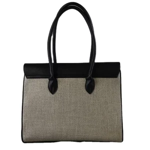 Men’s Travel Organizer Storage Bag with Zipper Closure PU Material Letter Pattern Soft Hand Shoe Compartment