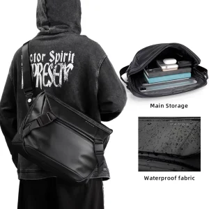 Men’s Travel Shoulder Crossbody Custom Sling Bag