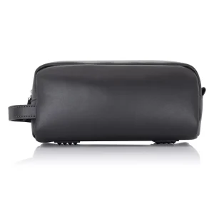 Men’s Travel Toiletry Bag, Portable PU Leather, Large Capacity, Waterproof Pouch Organizer