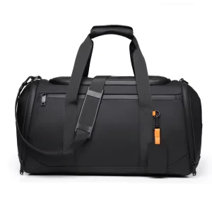 Mens Travelling Duffel Bags for Business Trip Sports Gym Bags with Shoes Compartment Lightweight Weekender Carry on Luggage Bags