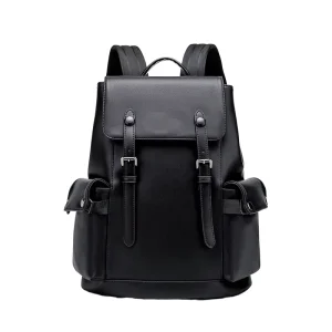 Men’s Trendy Backpack New Fashion Casual Bag Waterproof Computer Bag for College Students and School Use