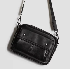 Men’s Trendy Minimalist Crossbody Bag Casual Travel Multi-Compartment Shoulder Bag Men’s Shoulder Bag