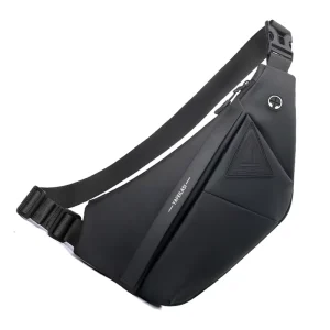 Mens Under Arm Chest Pack Leather Effect Finish Shoulder Crossbody Water Resistant Wear Resistant Storable