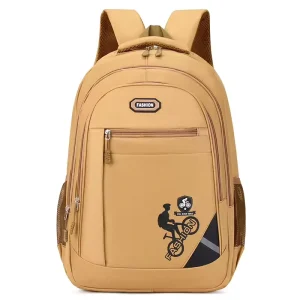 Men’s Unisex Sports Backpack Oxford Waterproof Travel Bag with Polyester Lining Zipper Closure for Outdoor Use