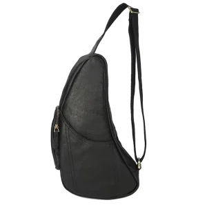 Men’s Vintage Cowhide Cross Body Real Leather Sling Shoulder Crossbody Messenger Bags Genuine Leather Chest Bag for Men