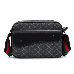 Men’s Vintage PU Leather Crossbody Sling Shoulder Bag Waterproof Lightweight Design