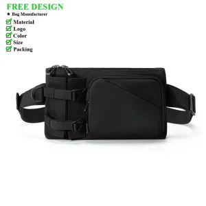 Men’s Waist Bag Anti-Theft Outdoor Running Sports Bag Portable Storage Bag Casual Chest Bag
