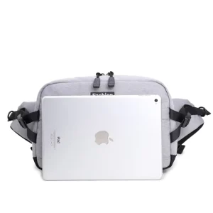 Men’s Waist Bag Multi Function Large Capacity Business Cashier Bag Outdoor Sports Cross Section Waist Bag