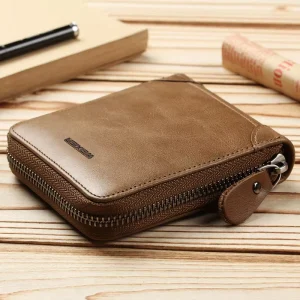 Men’s Wallet Vintage Purse PU Leather Travel Wallet