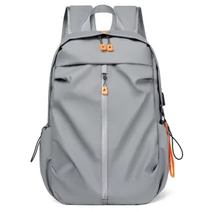 Men’s Waterproof Backpack Casual Travel Multifunctional Bag Zipper for College Students Made China