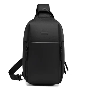 Mens Waterproof Chest Bag Ultra Light Breathable Crossbody Sling Large Capacity Business Travel Bag Low MOQ Stock Custom Logo