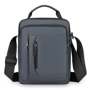 Men’s Waterproof Crossbody Bag Commuting Business Shoulder Bag Outdoor Sports HandBag for Men