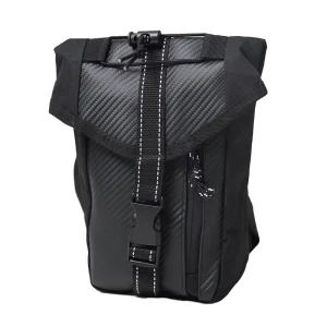 Men’s Waterproof Leather Oxford Polyester Leg Bag Waist Belt Fanny Pack Drop Leg Motorcycle Travel Phone Pouch for Outdoor